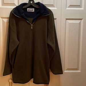 men fleece shirt zipper up